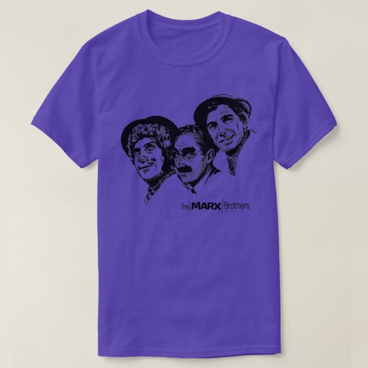 T-shirt MGM Marx Brothers OneColor (Design devant)