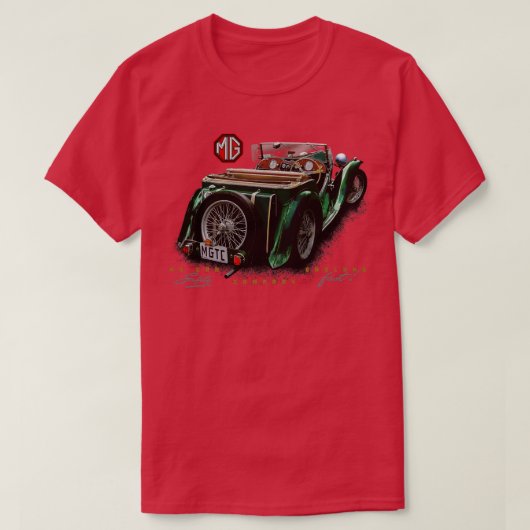 T-shirt MGTC mg voitures d'Angleterre (Design devant)