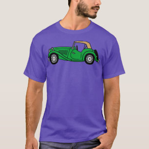 T-shirt MGTD MG TD British Racing Green Classic Car