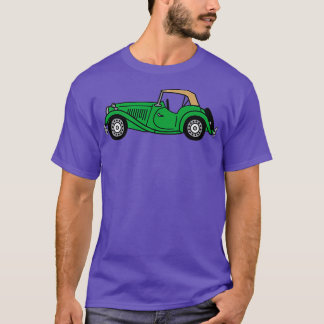 T-shirt MGTD MG TD British Racing Green Classic Car