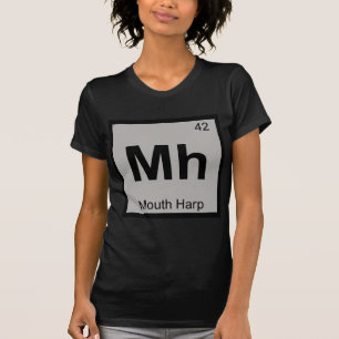 T-shirt Mh - Chimie de la musique de l'harmonica Tableau p