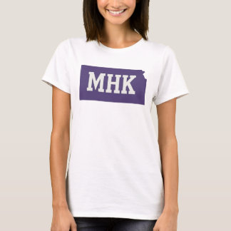T-shirt MHK Kansas | Abréviation de Manhattan KS State