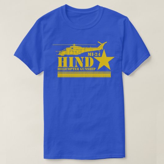 T-shirt MI24 Hind Gunship (Design devant)