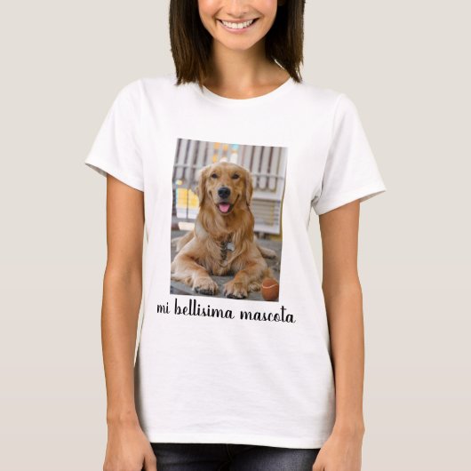 T-shirt mi bellisima mascota (Devant)