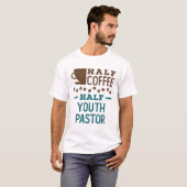 T-shirt Mi-Café Mi-Pasteur de Jeunesse (Devant entier)