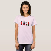 T-shirt Mi-marathon féminin (Devant entier)