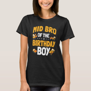 T-shirt Mi-Marque De L'Anniversaire Boy Construction Boy W