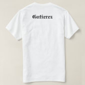 T-shirt Mi Vida Loca Chicano Chicana Avec Nom (Design dos)