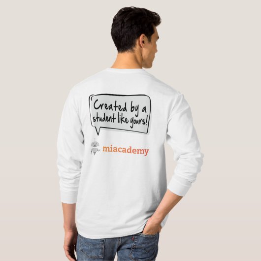T-shirt Mia Robot - Lauréate du concours 2022 (Dos entier)