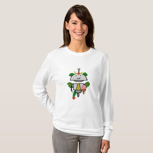 T-shirt Mia Robot - Lauréate du concours 2022 (Devant entier)