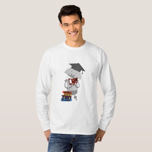 T-shirt Mia Robot - T-Shirt, lauréate du concours 2022 (Devant entier)