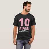 T-shirt Miami 10 chèvre (Devant entier)