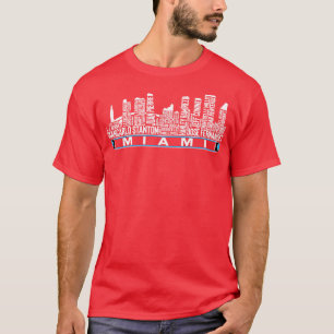 T-shirt Miami Baseball Team All Time Legends Miami City Sk
