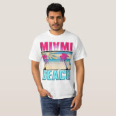 T-shirt Miami Beach (Devant entier)