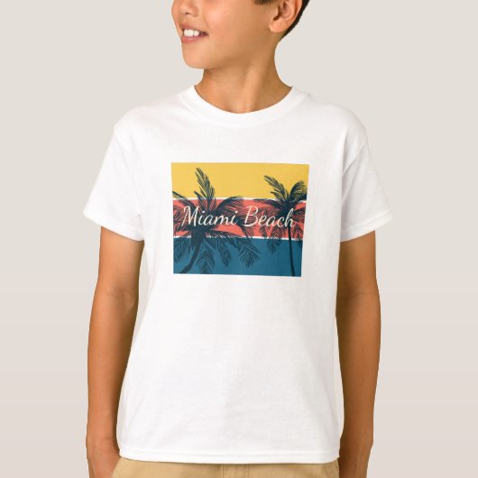 T-shirt Miami Beach (Devant)