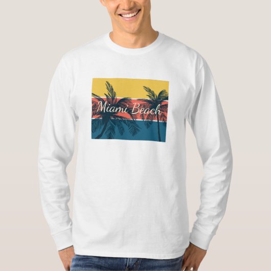 T-shirt Miami Beach (Devant)