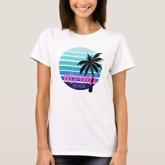 T-shirt Miami Beach (Devant)