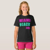 T-shirt Miami Beach 305 (Devant entier)