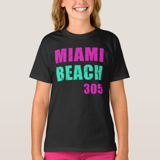 T-shirt Miami Beach 305 (Devant)