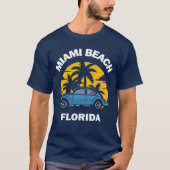 T-shirt Miami Beach, Floride (Devant)