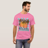 T-shirt Miami Beach Floride FLA (Devant entier)
