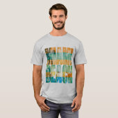 T-shirt Miami beach fun (Devant entier)