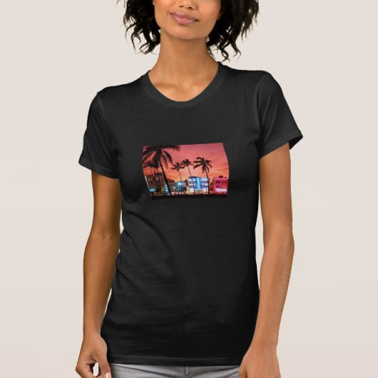T-shirt Miami Beach, la Floride (Devant)