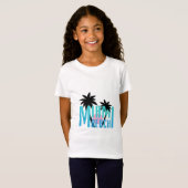 T-Shirt Miami Beach, la Floride, cool de typographie (Devant entier)