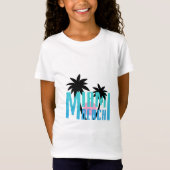 T-Shirt Miami Beach, la Floride, cool de typographie (Devant)