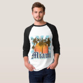 T-shirt Miami Beach la Floride FLA (Devant entier)