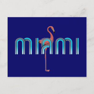 T-SHIRT Miami Briefkaart