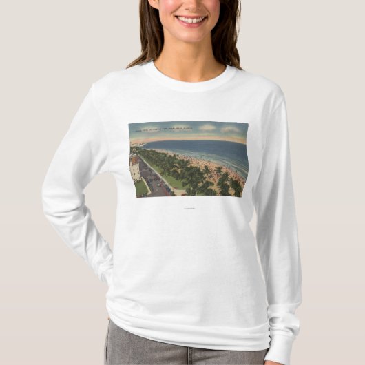 T-shirt Miami, FL - commande d'océan et parc de Lummus (Devant)