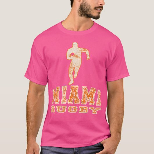 T-shirt Miami Fl Rugby (Devant)