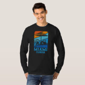 T-shirt Miami Florida Beach Lounge (Devant entier)
