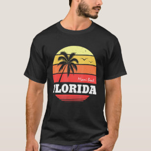 T-shirt Miami Florida City Seal State Home Fierté Dade Cou