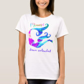T-shirt Miami Florida Mermaid Dream Unleashed Art (Devant)