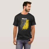 T-shirt Miami Florida Street Carte Hometown Pride Souvenir (Devant entier)