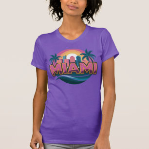T-shirt Miami Floride États-Unis