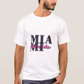 T-shirt Miami Floride - Retro Bold Typographie Graphique (Devant)