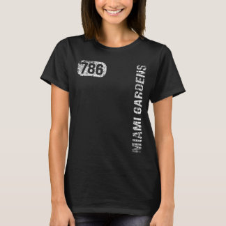 T-shirt Miami Gardens Florida 786 Indicatif régional Vinta