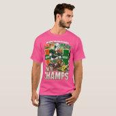 T-shirt Miami Hurricanes Black Back 2 Back State Champs gi (Devant entier)