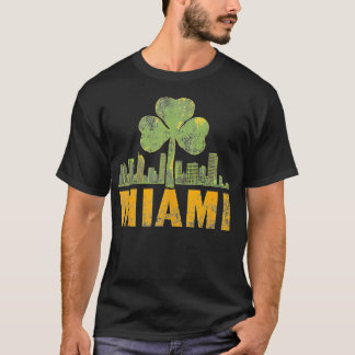 T-shirt Miami Irish St Patricks Day Saint Paddys Shamrock