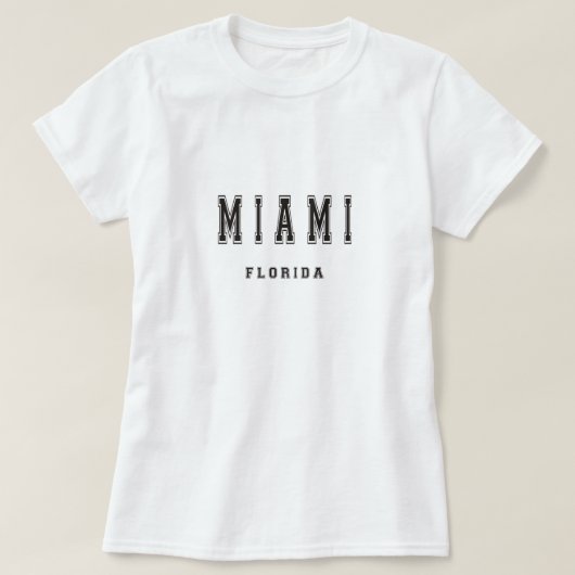 T-shirt Miami la Floride (Design devant)