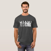 T-shirt MIAMI la Floride 305 et VILLE d'indicatif régional (Devant entier)
