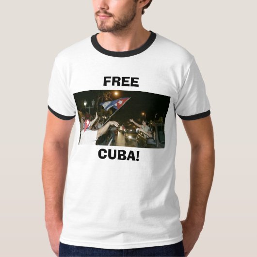 T-shirt Miami LIBÈRENT, le CUBA ! (Devant)
