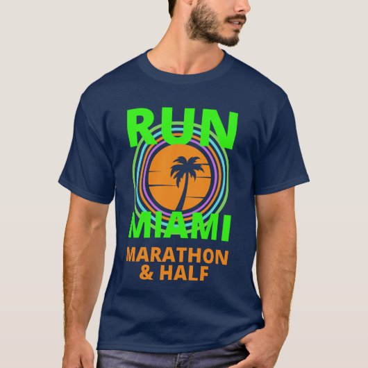 T-shirt Miami Marathon Life Time 2022 (Devant)