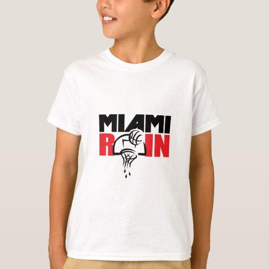 T-SHIRT MIAMI RAIN MERCHANDISE (Devant)