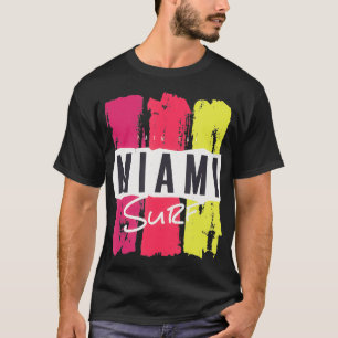 T-shirt Miami Surf Pour Hommes Femmes Ou Enfants