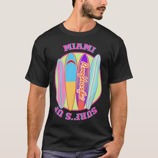 T-shirt Miami Surf's Up (Devant)