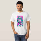 T-shirt Miami Vice Cat (Devant entier)